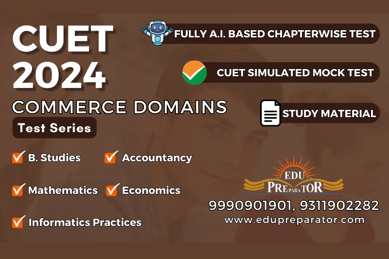 CUET 2024 - Commerce Live Classes + Test Series