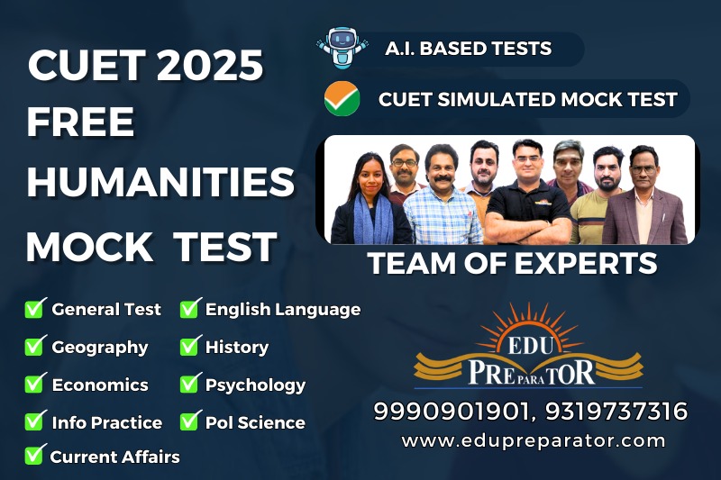 CUET 2026 Free Mock Test | EDUPREPARATOR