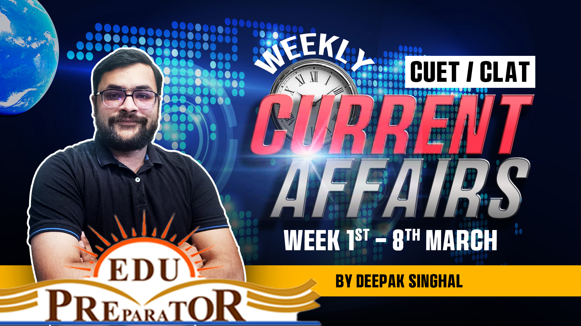 CLAT/CUET WEEKLY CURRENT AFFAIRS 1ST - 8TH MARCH 2025