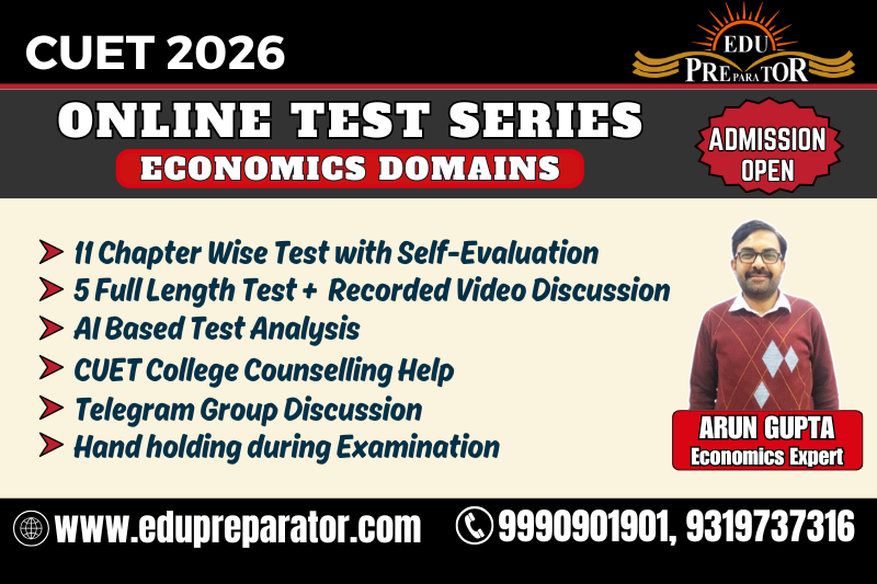 CUET 2026 - Economics Domains Test Series