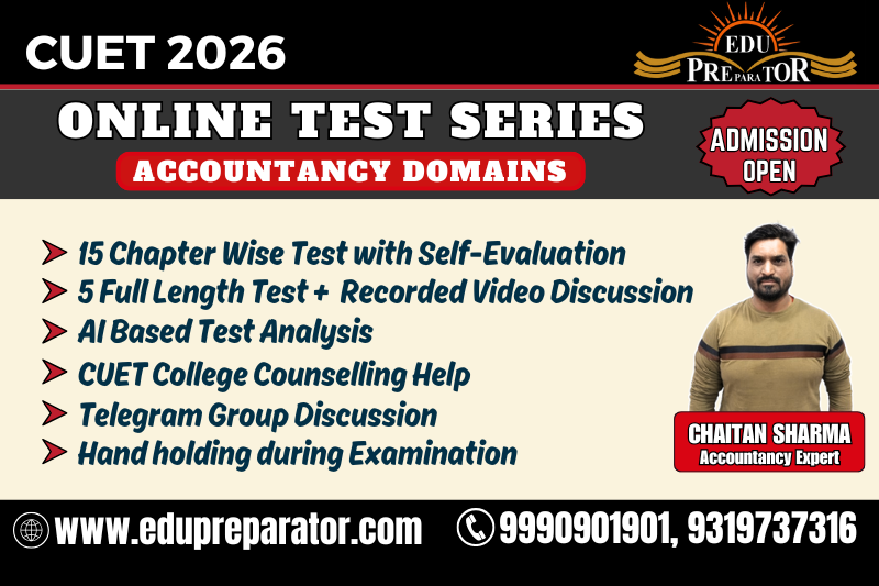 CUET 2026 -Accountancy Domains Test Series