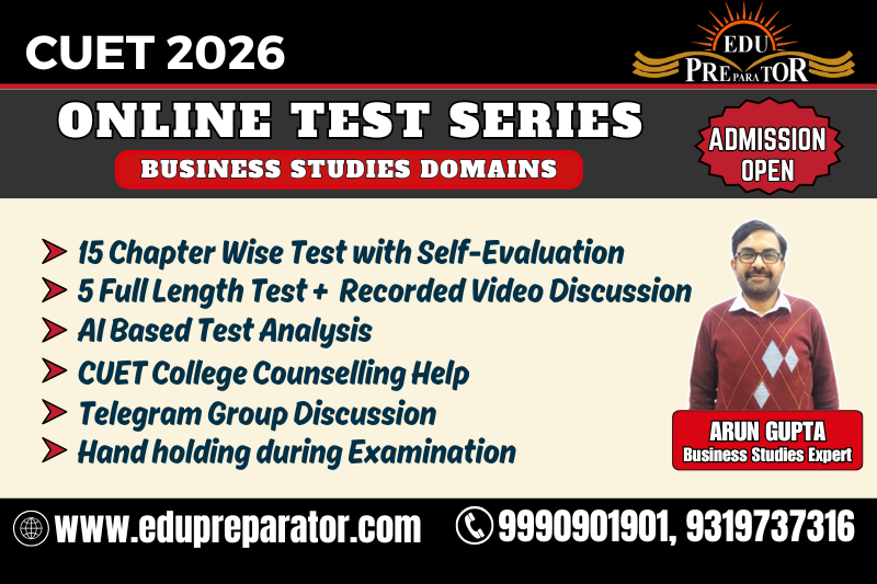 CUET 2026 - Business Studies Domains Test Series