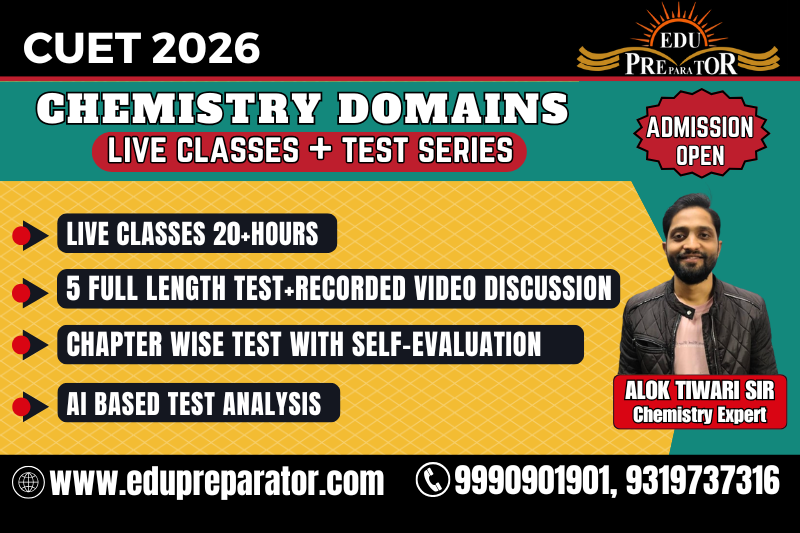CUET 2026 Chemistry  Domains Live Classes + Test Series