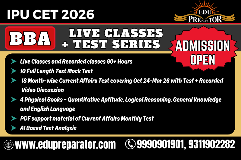 IPU CET 2026 BBA Live Classes + Test Series