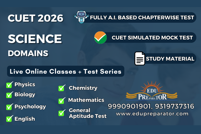 CUET 2026 - Science Domains Live Classes + Test Series