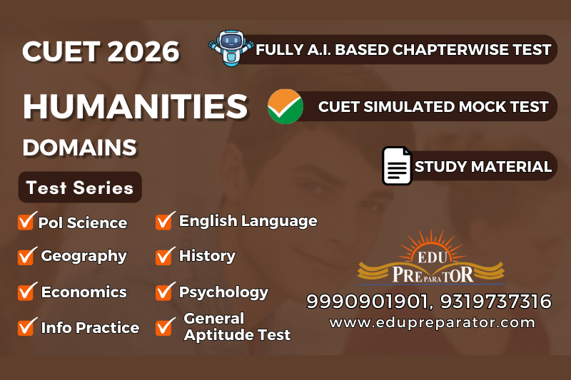 CUET 2026 Humanities Test Series + English + General Aptitude Test