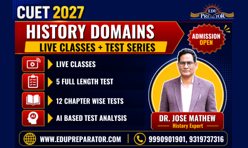 CUET 2026- History Domains Live Classes + Test Series