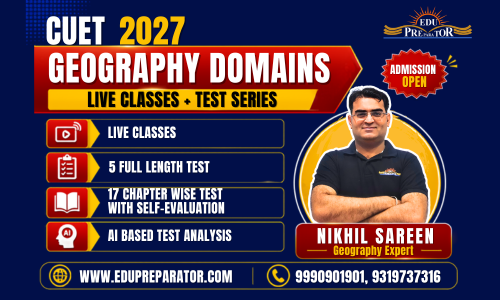 CUET 2026 - Geography Domains Live Classes + Test Series
