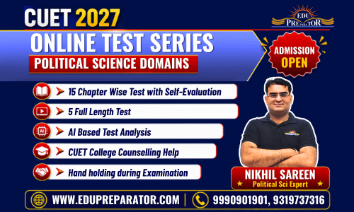 CUET 2027 - Political Science Domains Test Series