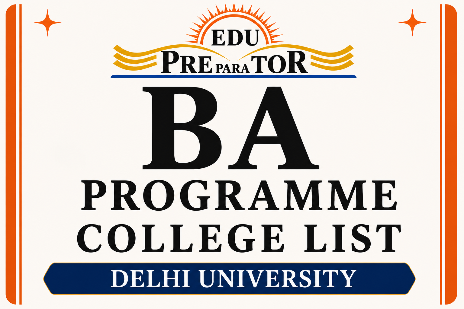 BA PROGRAMME COLLEGE LIST